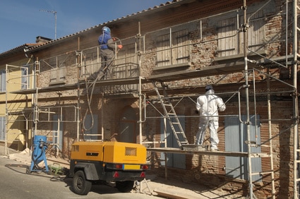 Sablage façade maison