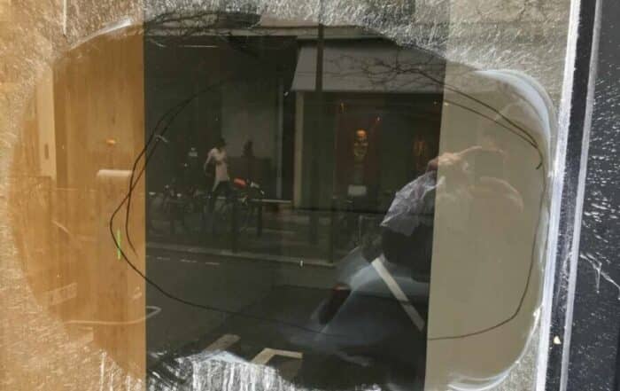 supprimer tag sur du verre
